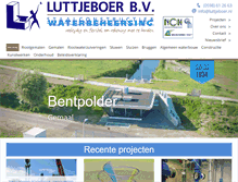 Tablet Screenshot of luttjeboer.nl